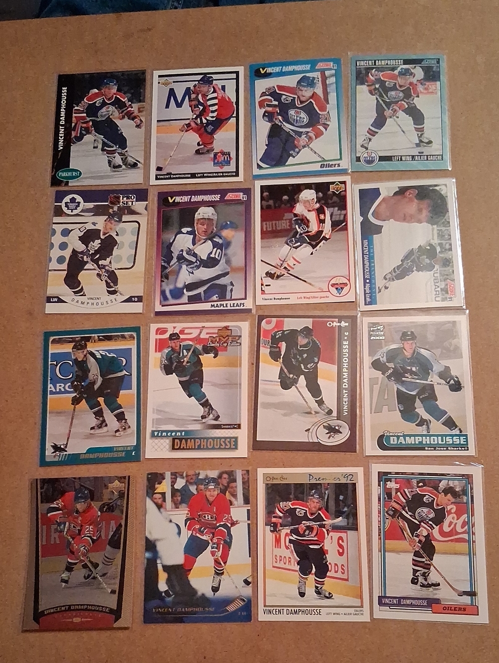 Vincent Damphousse Hockey Card Lot - Multi Color